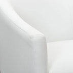 Fauteuil de salle à manger roulant KINWELL 25 en tissu de performance