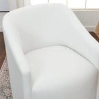 Fauteuil de salle à manger roulant KINWELL 25 en tissu de performance