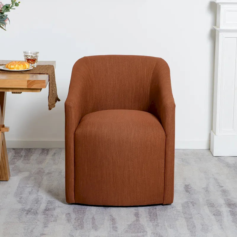 Fauteuil de salle à manger roulant KINWELL 25 en tissu de performance