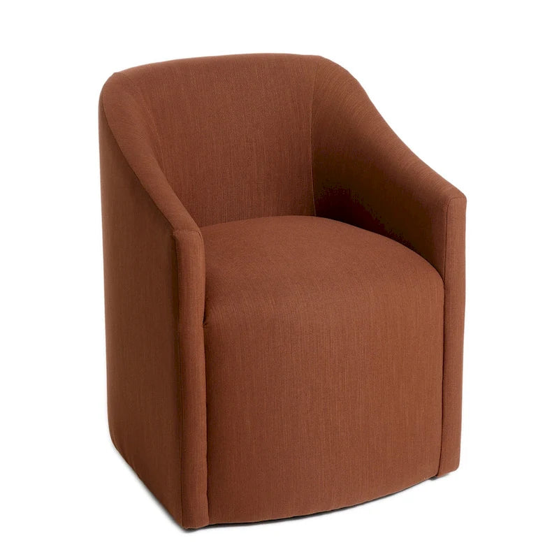 Fauteuil de salle à manger roulant KINWELL 25 en tissu de performance