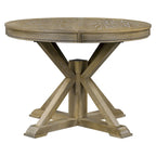 Ensemble table à manger fonctionnel avec table extensible et 4 chaises rembourrées