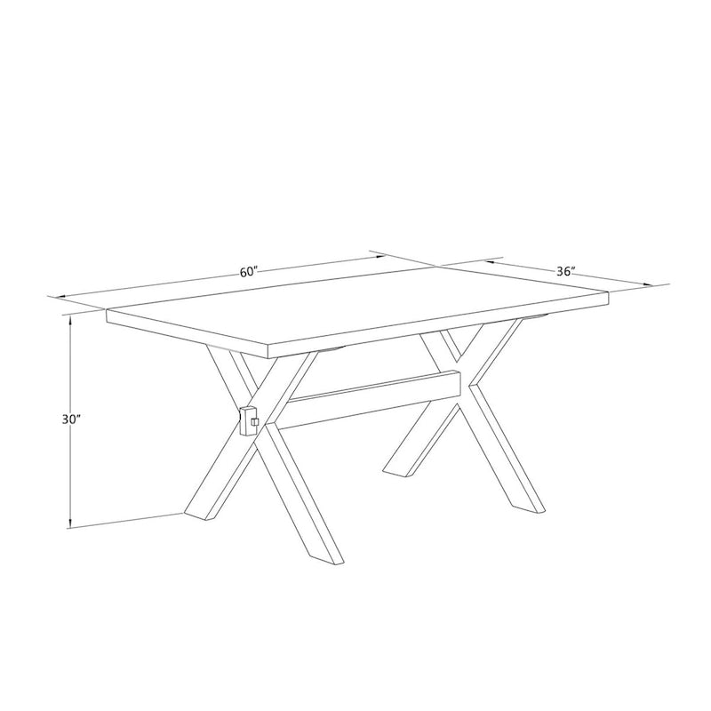 Ensemble de salle à manger East West Furniture – une table de cuisine et des chaises de salle à manger empilables – noir brossé (pièces et options d'assise)