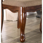 Ensemble de salle à manger 7 pièces en bois brun traditionnel Shak avec rallonge par Furniture of America