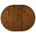Table à manger piédestal ronde Tynecastle avec une rallonge de 46 cm - 60x30x60