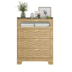 Commode double large en bois avec tiroirs larges Commode moderne