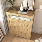 Commode double large en bois avec tiroirs larges Commode moderne