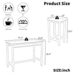 Ensemble table et 4 chaises de salle à manger moderne avec structure en métal