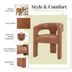 Chaise de salle à manger Sherlyn avec accoudoirs