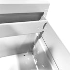 Classeur vertical en acier à 3 tiroirs, blanc/noir, avec serrure, pour un seul utilisateur
