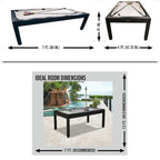 Table de billard Panama Jack intérieur/extérieur - 84x47x31