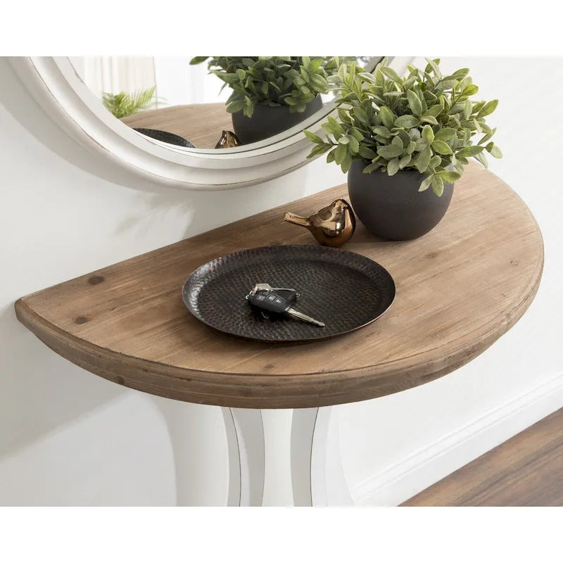 Table console en bois Linsley de Kate et Laurel - 30x15x31