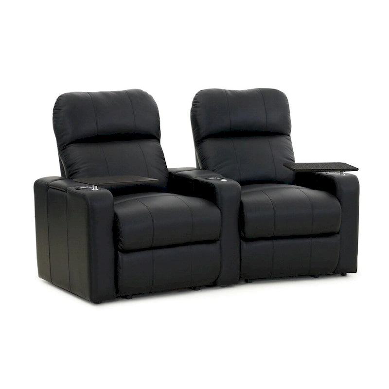 Ensemble de sièges de cinéma maison en cuir motorisés Octane Turbo XL700 (rangée de 2)