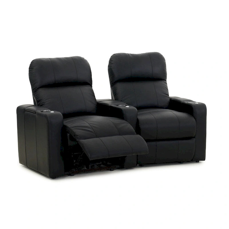 Ensemble de sièges de cinéma maison en cuir motorisés Octane Turbo XL700 (rangée de 2)