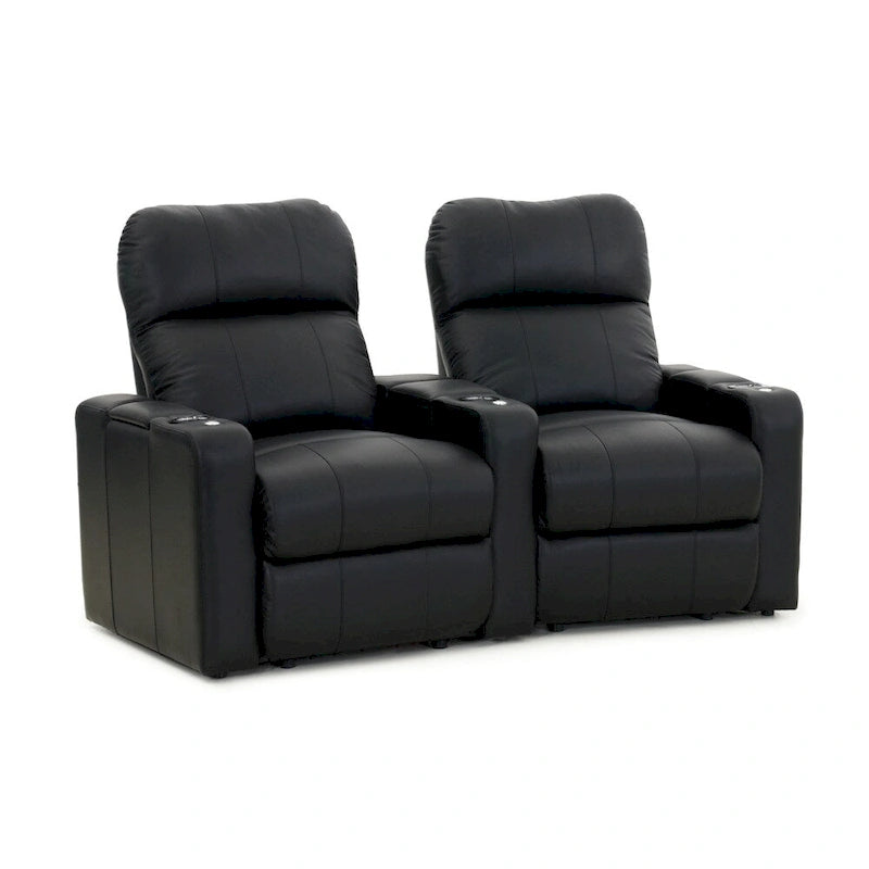 Ensemble de sièges de cinéma maison en cuir motorisés Octane Turbo XL700 (rangée de 2)