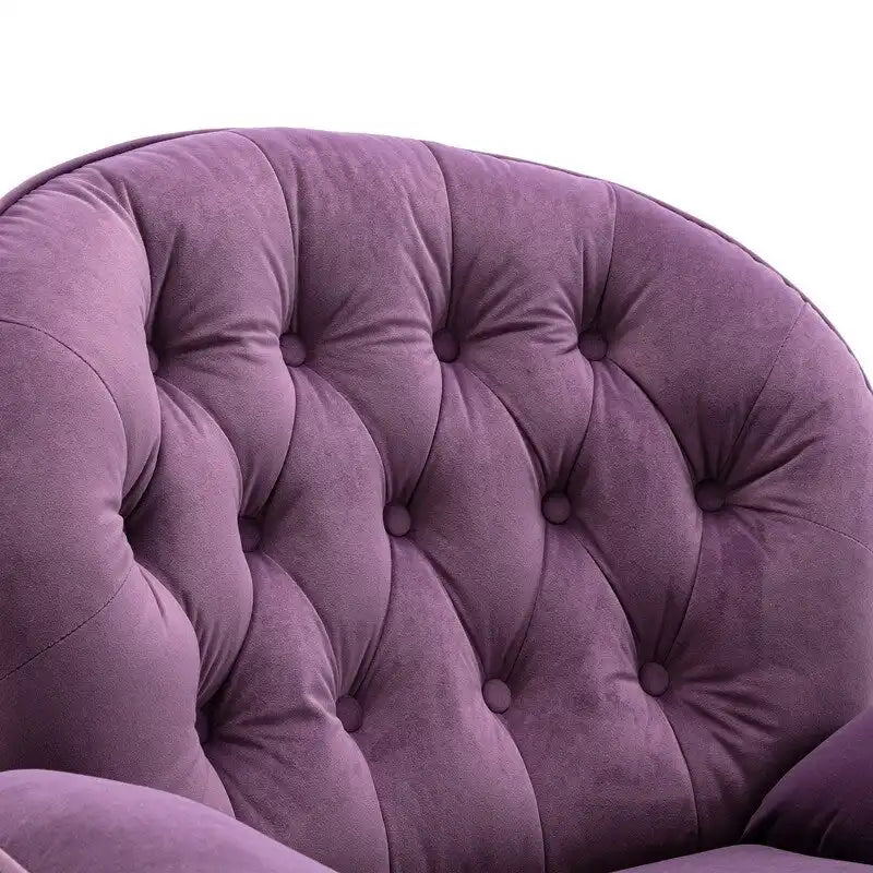 Fauteuil d'appoint Fauteuil de télévision Fauteuil de salon Gris avec pouf