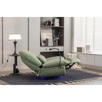 Fauteuil inclinable pivotant et glissant 270, fauteuil à bascule inclinable électrique, port USB pour fauteuil de chambre de bébé avec lampe d'ambiance