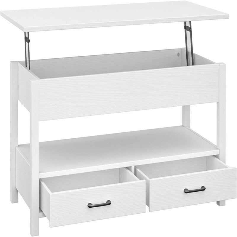 Table basse avec compartiment caché - 44,1P x 21,7L x 18,3H
