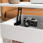 Table basse avec compartiment caché - 44,1P x 21,7L x 18,3H