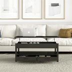 Table basse avec compartiment caché - 44,1P x 21,7L x 18,3H