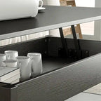 Table basse avec compartiment caché - 44,1P x 21,7L x 18,3H