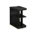 Signature Design by Ashley Winbardi Table d'appoint/de chevet noire - 16 larg. x 21 prof. x 24 haut.
