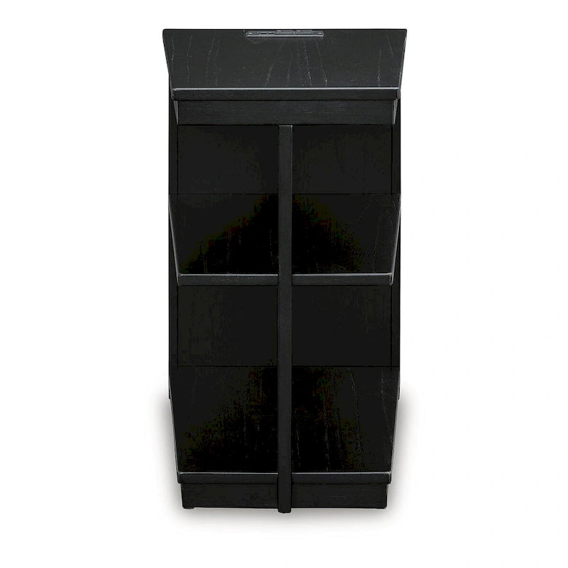Signature Design by Ashley Winbardi Table d'appoint/de chevet noire - 16 larg. x 21 prof. x 24 haut.