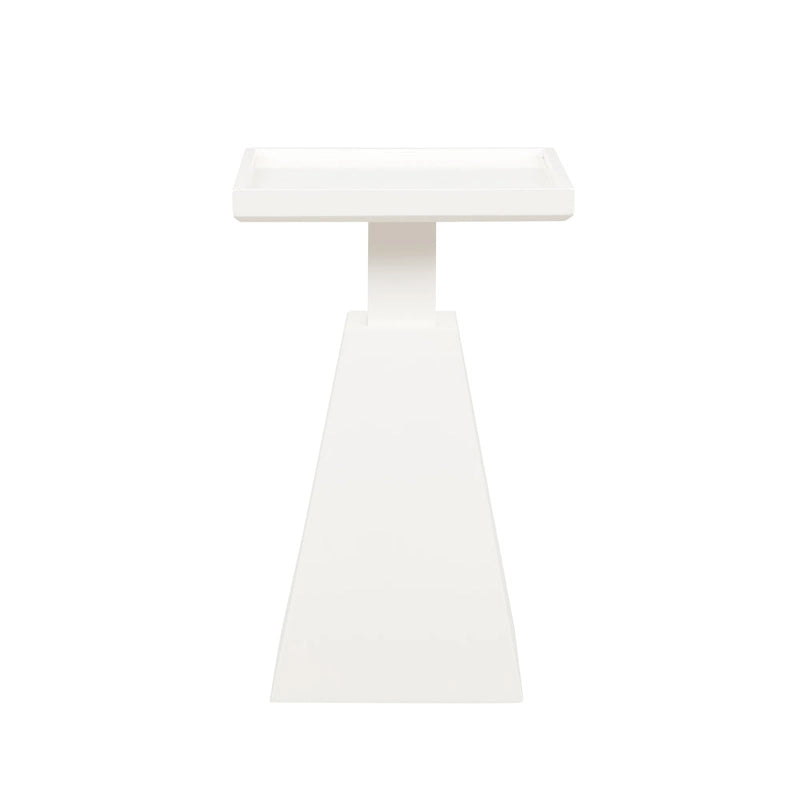 Table d'appoint contemporaine en bois de cerisier