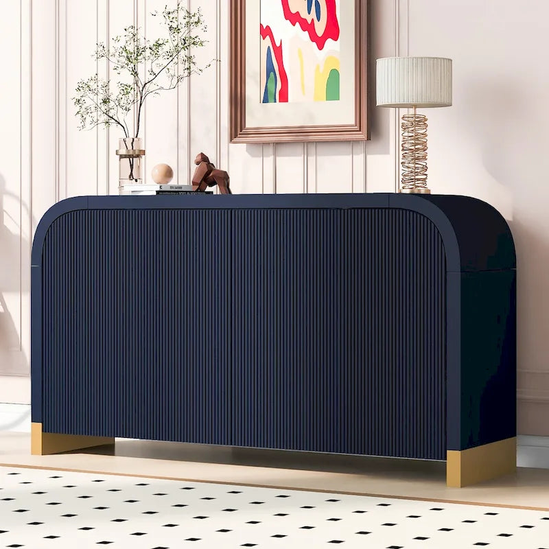 Meuble avec étagères réglables, pour bureau, salon et entrée