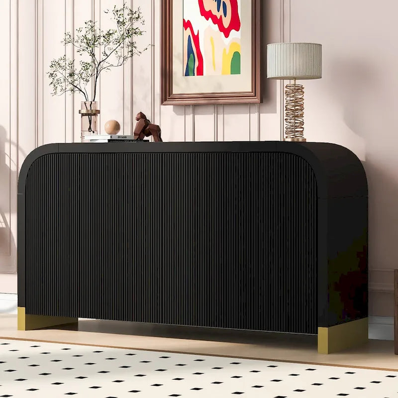 Meuble avec étagères réglables, pour bureau, salon et entrée