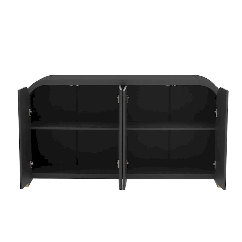 Meuble avec étagères réglables, pour bureau, salon et entrée