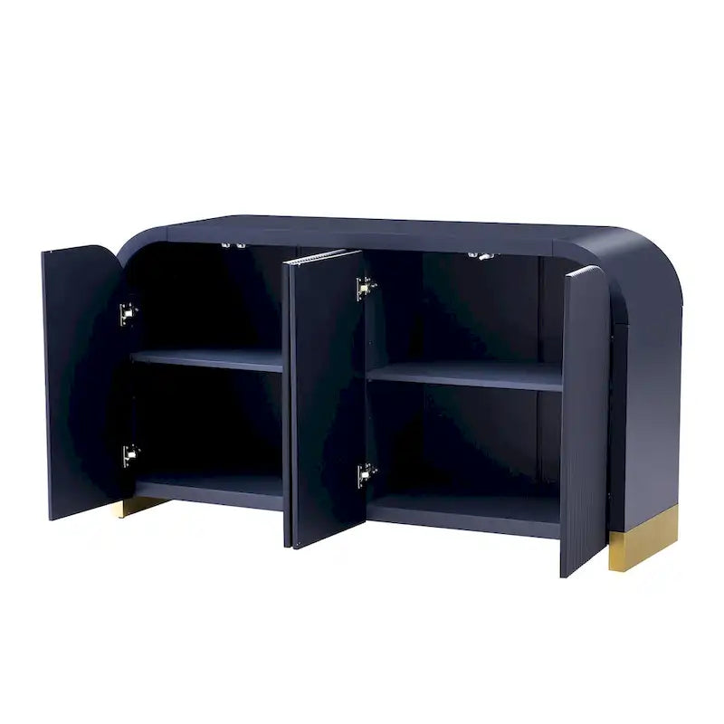 Meuble avec étagères réglables, pour bureau, salon et entrée