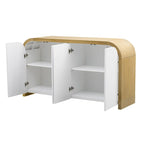 Meuble avec étagères réglables, pour bureau, salon et entrée