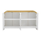 Meuble avec étagères réglables, pour bureau, salon et entrée