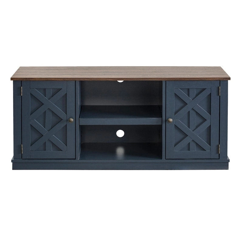 Meuble TV de ferme en bois de 54 po pour téléviseurs jusqu'à 60 po