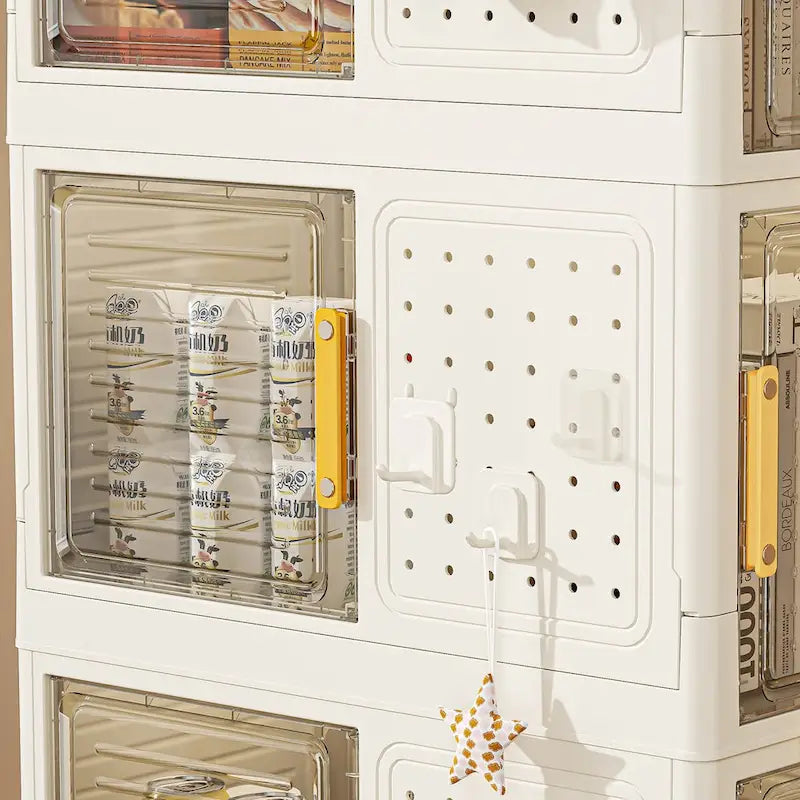 Bibliothèque de rangement roulante à 4 niveaux avec roulettes