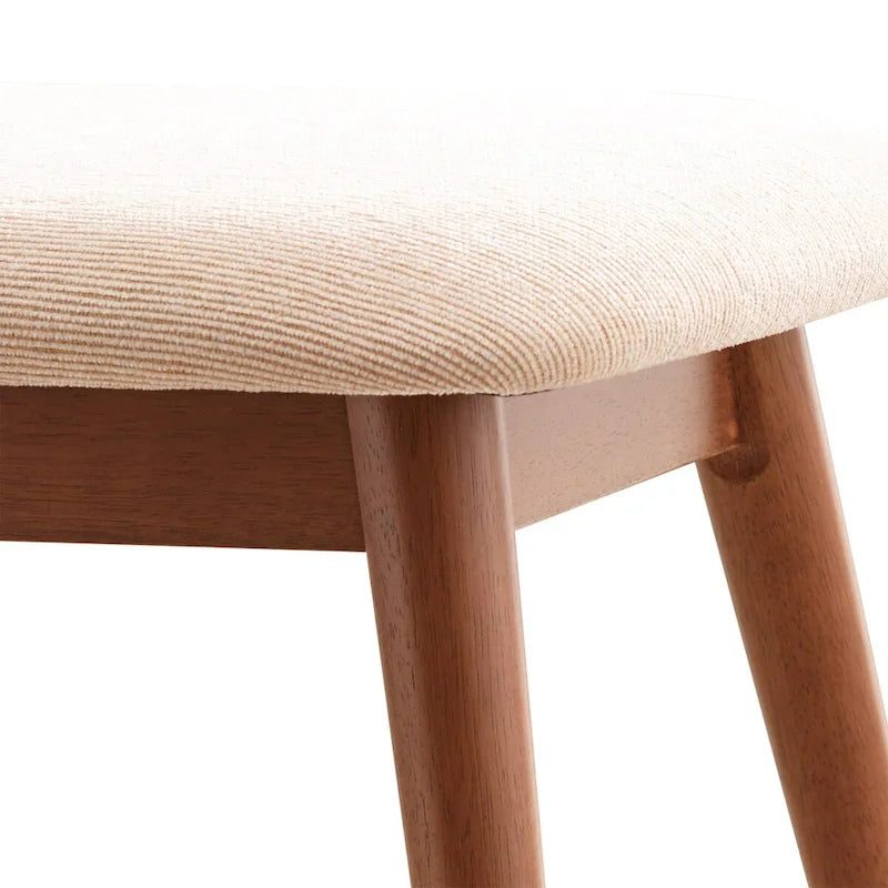 Banc de salle à manger moderne norvégien danois conique et rembourré iNSPIRE Q Modern