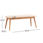 Banc de salle à manger moderne norvégien danois conique et rembourré iNSPIRE Q Modern