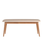 Banc de salle à manger moderne norvégien danois conique et rembourré iNSPIRE Q Modern