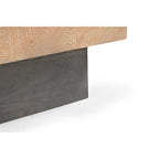 Table d'appoint Caden moderne en bois massif