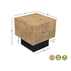 Table d'appoint Caden moderne en bois massif