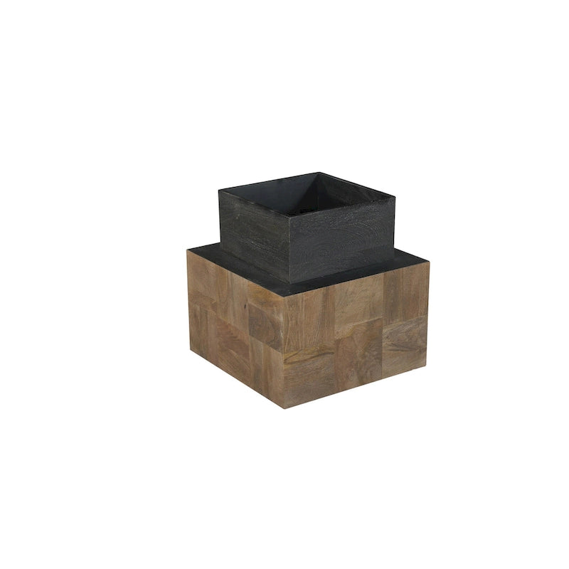 Table d'appoint Caden moderne en bois massif