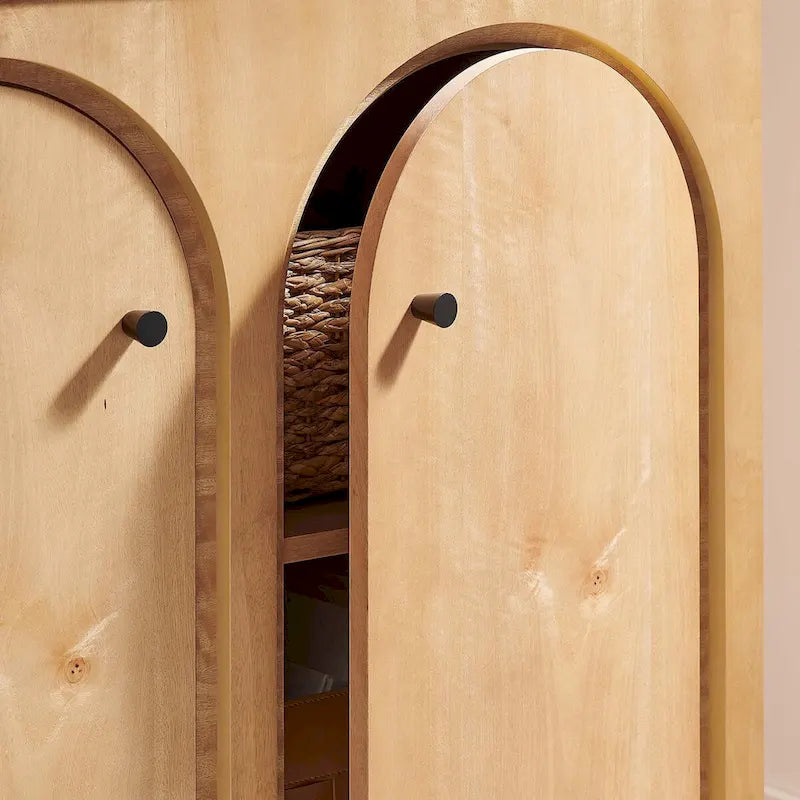 Armoire de rangement Appia à 2 portes arquées