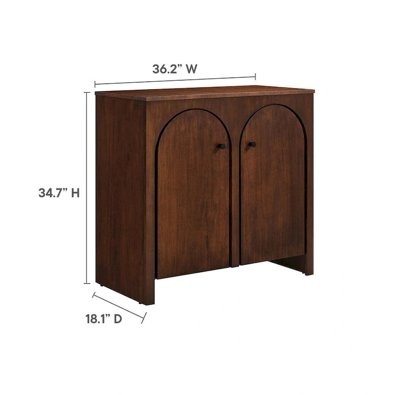 Armoire de rangement Appia à 2 portes arquées
