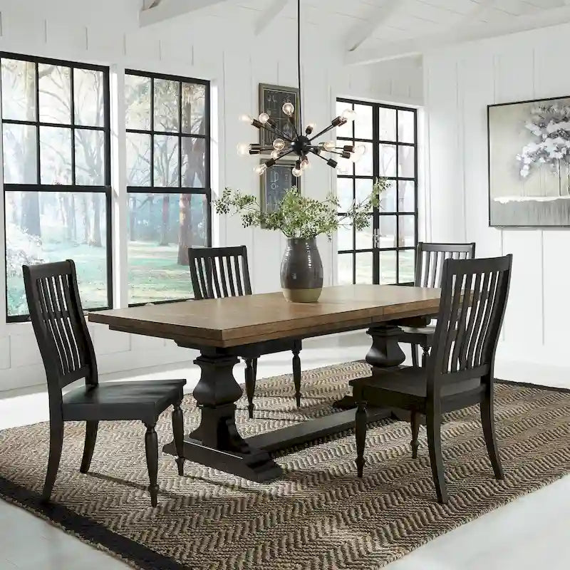 Ensemble de 5 pièces pour table tréteau Harvest Home Chalkboard