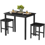 Table de salle à manger compacte pour 2 personnes, Meuble de cuisine idéal, Compacte et durable, Montage facile