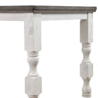 Ensemble de salle à manger 5 pièces hauteur comptoir Ionessa Farmhouse en bois blanc antique par Furniture of America