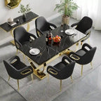 Fauteuil d'appoint de luxe en velours noir avec accoudoirs "œil de renard"