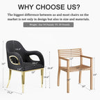 Fauteuil d'appoint de luxe en velours noir avec accoudoirs "œil de renard"