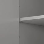 Armoire à linge de 60 cm L x 40 cm P x 173 cm H avec 2 portes et 4 tiroirs