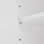 Armoire à linge de 60 cm L x 40 cm P x 173 cm H avec 2 portes et 4 tiroirs